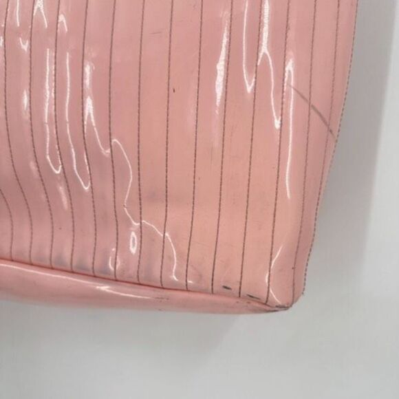 Ted Baker London Women's Patent Leather Quilted Tote Handbag Pink Size Large‎ - Picture 12 of 16